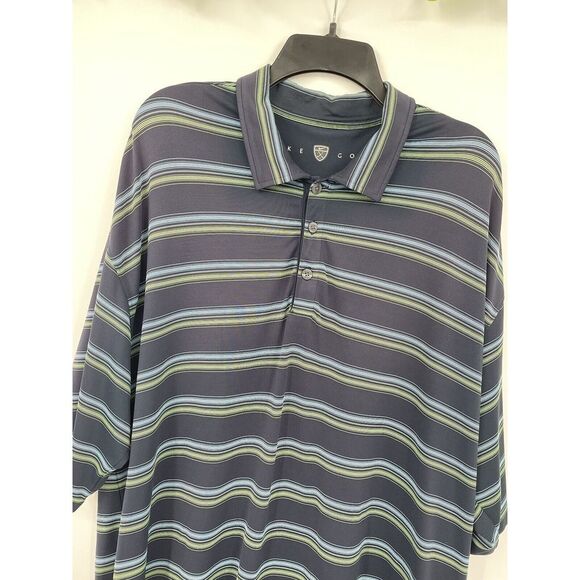 Nike Golf‎ Men's Multi Striped Polo Shirt. - Picture 1 of 7